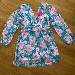 Lilly Pulitzer Riza Long Sleeve Romper Sz L